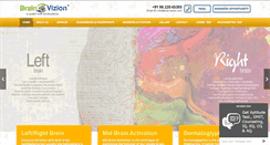 Desktop Screenshot of brainvizion.com