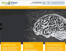 Tablet Screenshot of brainvizion.com